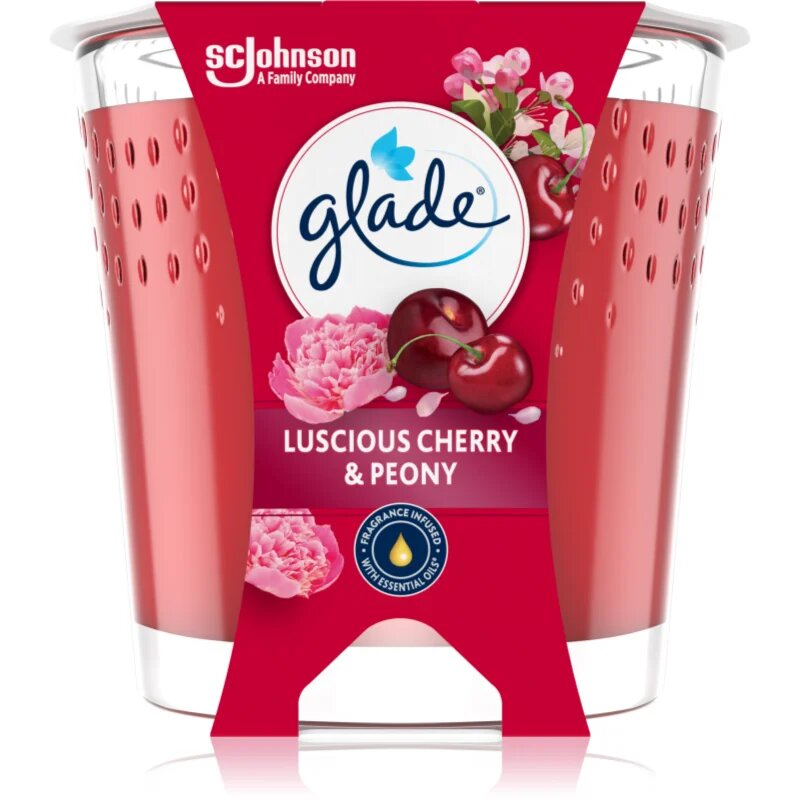 Glade Luscious Cherry & Peony dišeča sveča 112 g