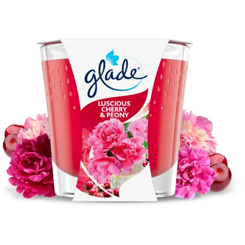 Glade Luscious Cherry & Peony dišeča sveča 70 g