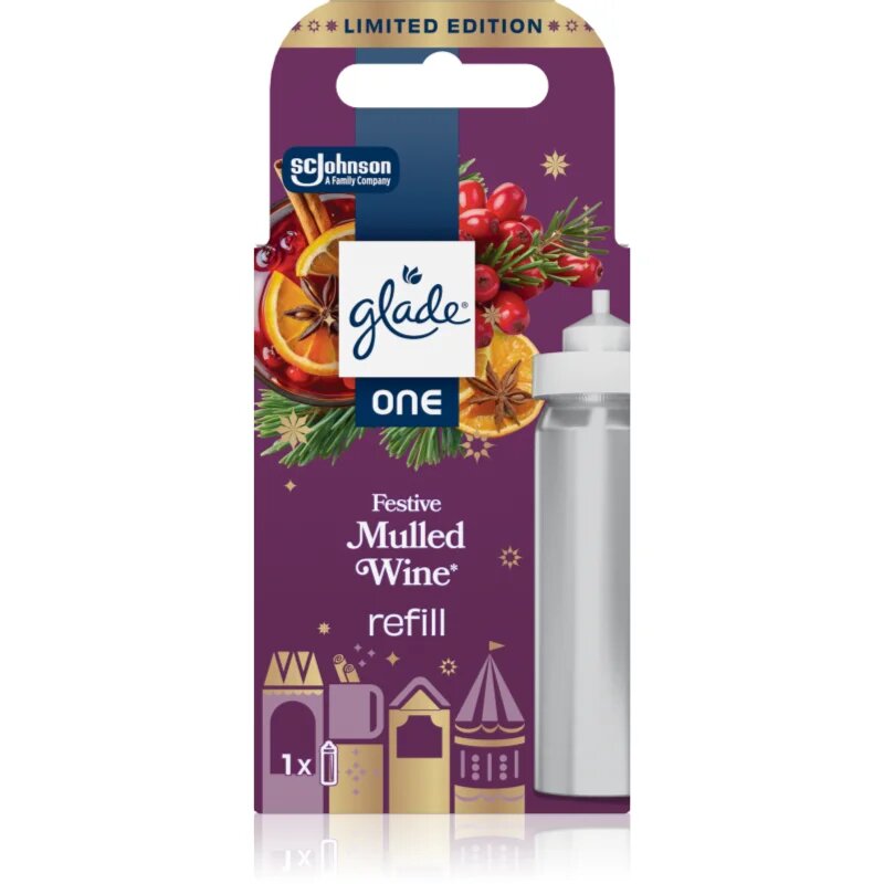 Glade ONE Festive Mulled Wine nadomestno polnilo za osvežilec zraka 10 ml