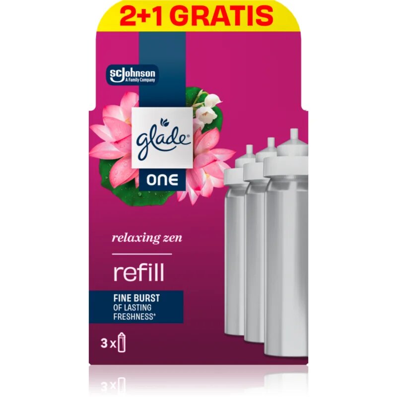 Glade ONE Relaxing Zen nadomestno polnilo za osvežilec zraka 3x10 ml