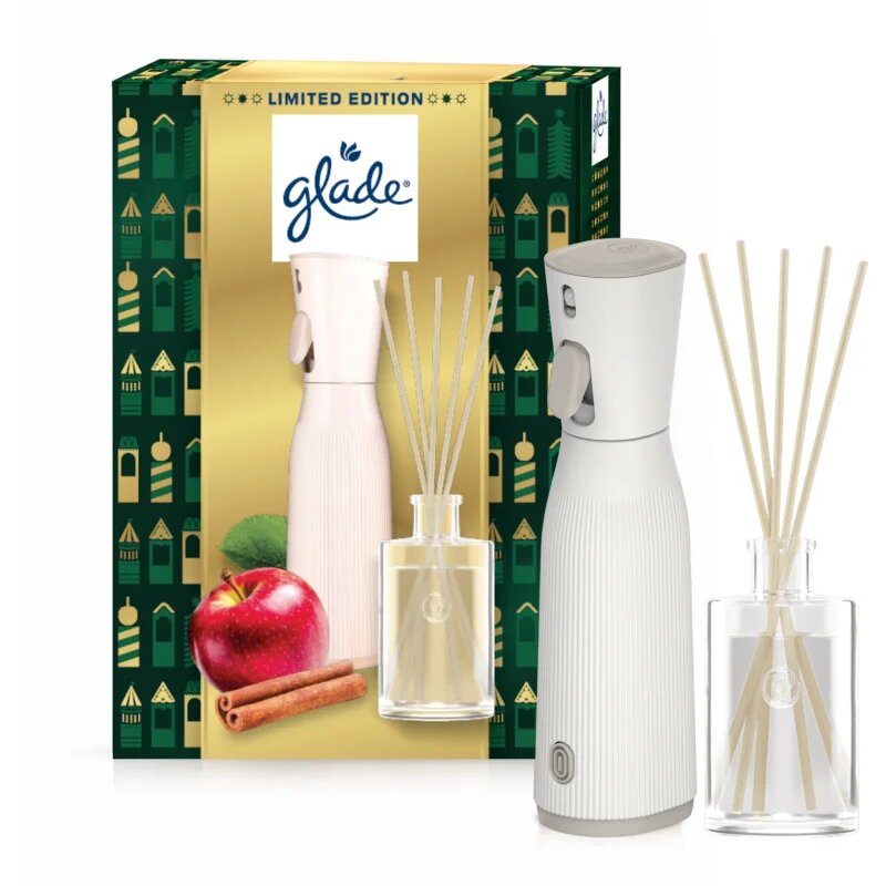 Glade ONE Twinkling Apple & Cinnamon božični darilni set