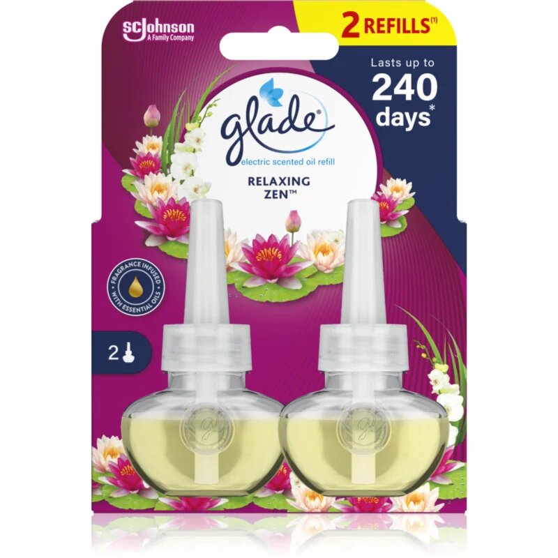 Glade Relaxing Zen polnilo za aroma difuzor 2x20 ml