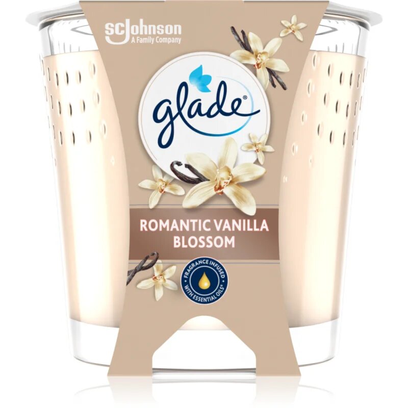 Glade Romantic Vanilla Blossom dišeča sveča 112 g
