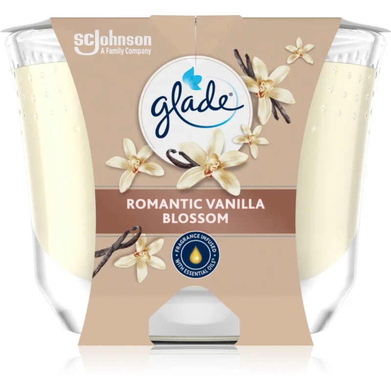 Glade Romantic Vanilla Blossom dišeča sveča 204 g