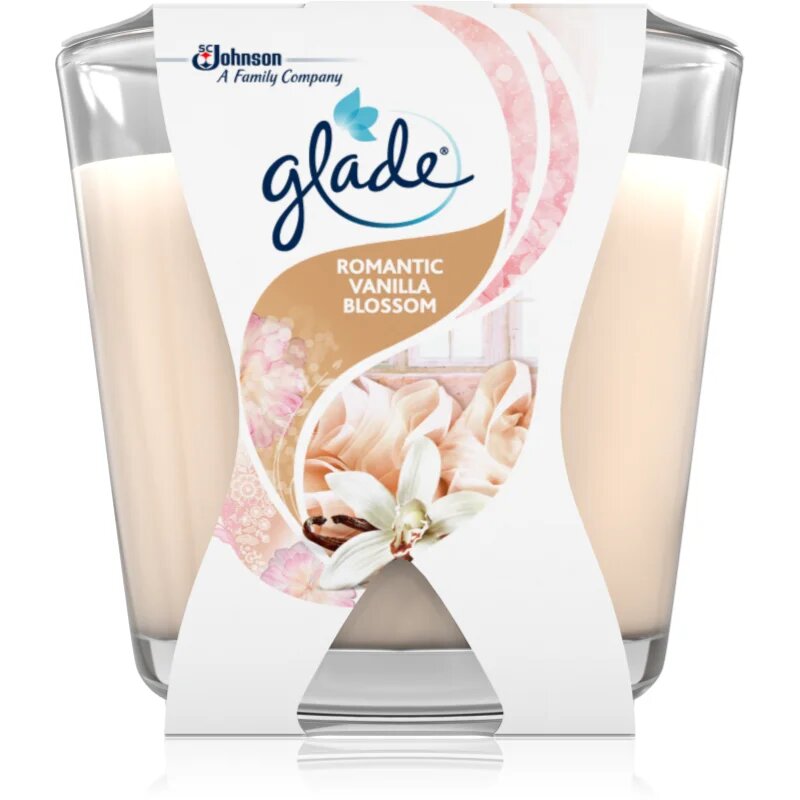 Glade Romantic Vanilla Blossom dišeča sveča 70 g