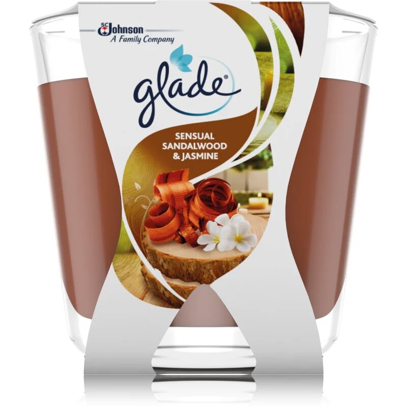 Glade Sensual Sandalwood & Jasmine dišeča sveča 70 g
