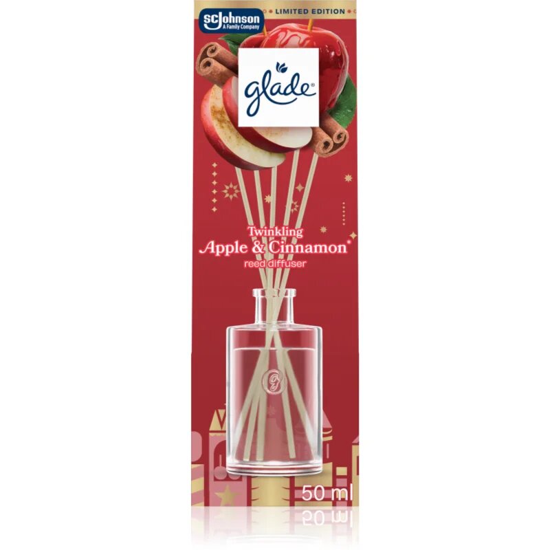 Glade Twinkling Apple & Cinnamon aroma difuzor s polnilom 50 ml