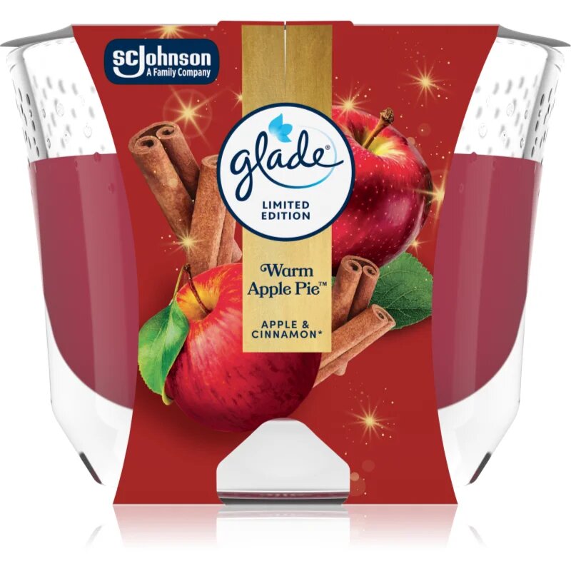 Glade Warm Apple Pie dišeča sveča 204 g