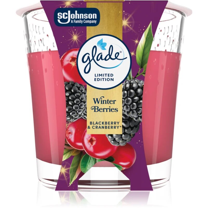 Glade Winter Berries dišeča sveča 112 g