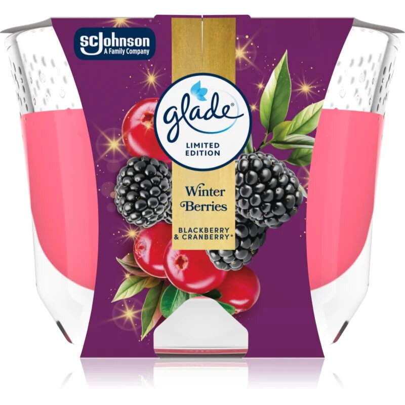 Glade Winter Berries dišeča sveča 204 g