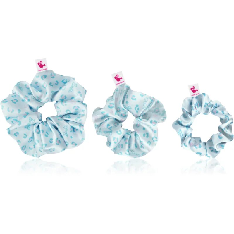 GLOV Barbie Scrunchies elastike za lase vrsta Blue Panther 3 kos
