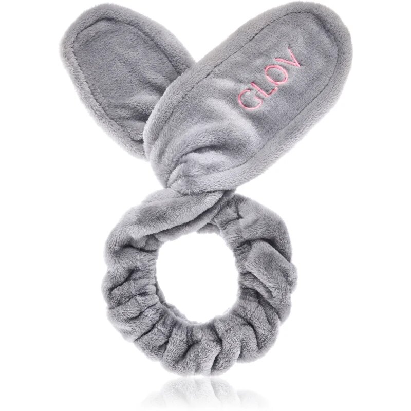 GLOV Bunny Ears Headband kozmetični trak za glavo Grey 1 kos