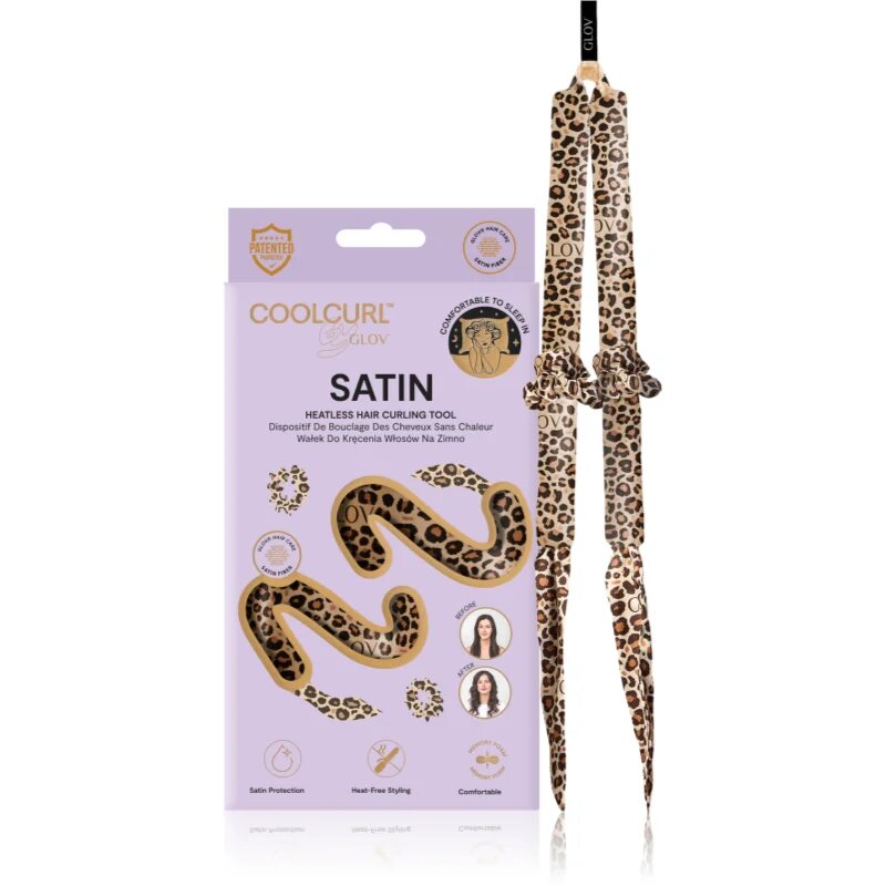 GLOV CoolCurl Satin Cheetah set za kodranje las