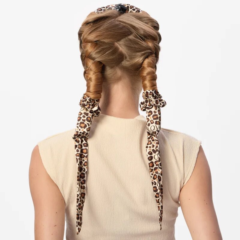 GLOV CoolCurl Satin Cheetah set za kodranje las 1 kos