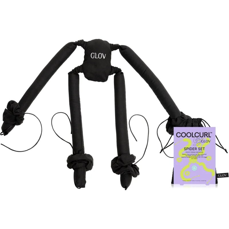 GLOV CoolCurl Spider Set dodatek za lase za oblikovanje valovitih las odtenek Black 1 kos