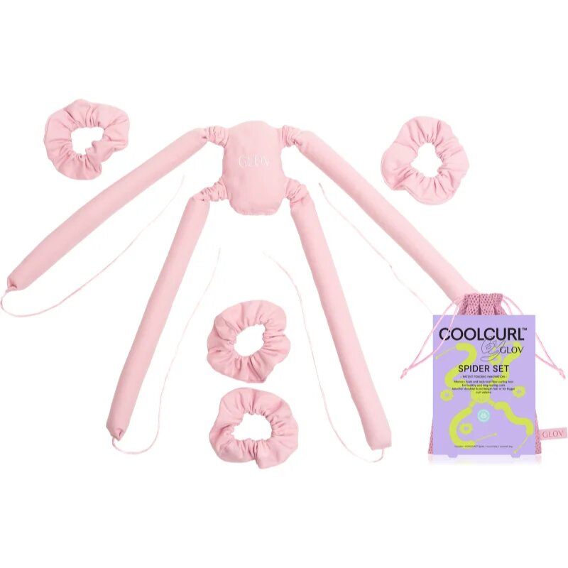 GLOV CoolCurl Spider Set dodatek za lase za oblikovanje valovitih las odtenek Pink 1 kos