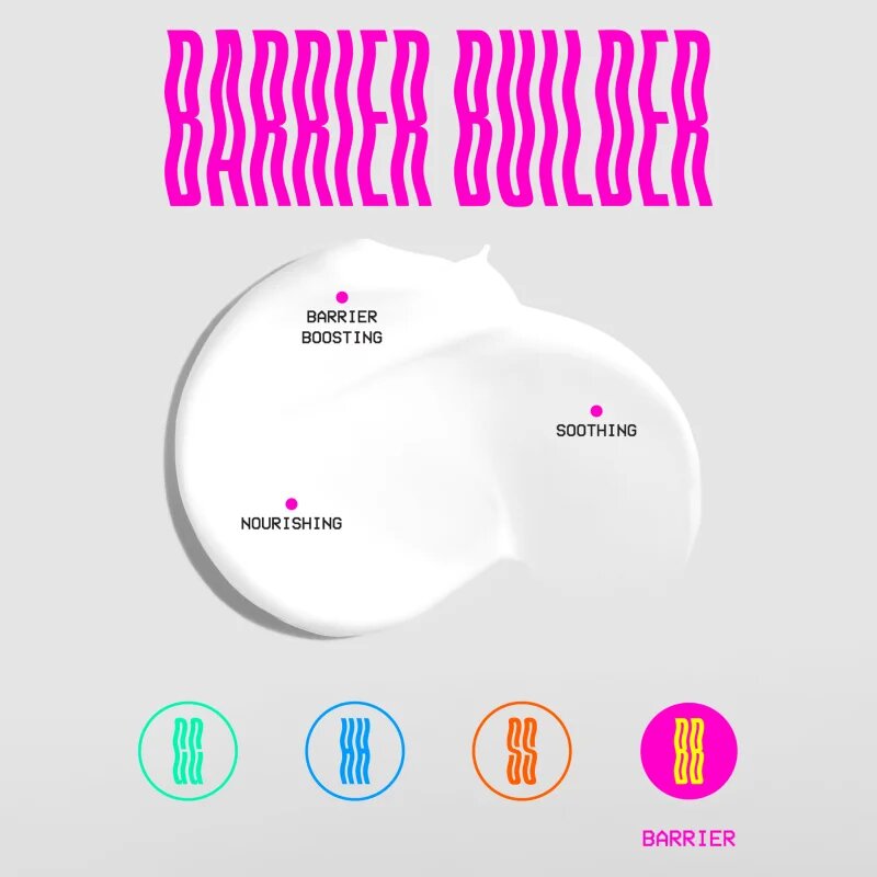 Glow Hub Barrier Builder vlažilna maska za obraz za obnovo kožne pregrade 100 ml