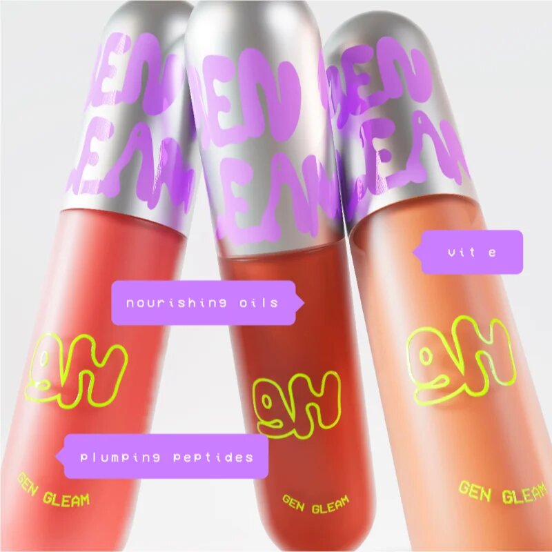 Glow Hub Gen Gleam vlažilni sijaj za ustnice odtenek Snack 3 ml