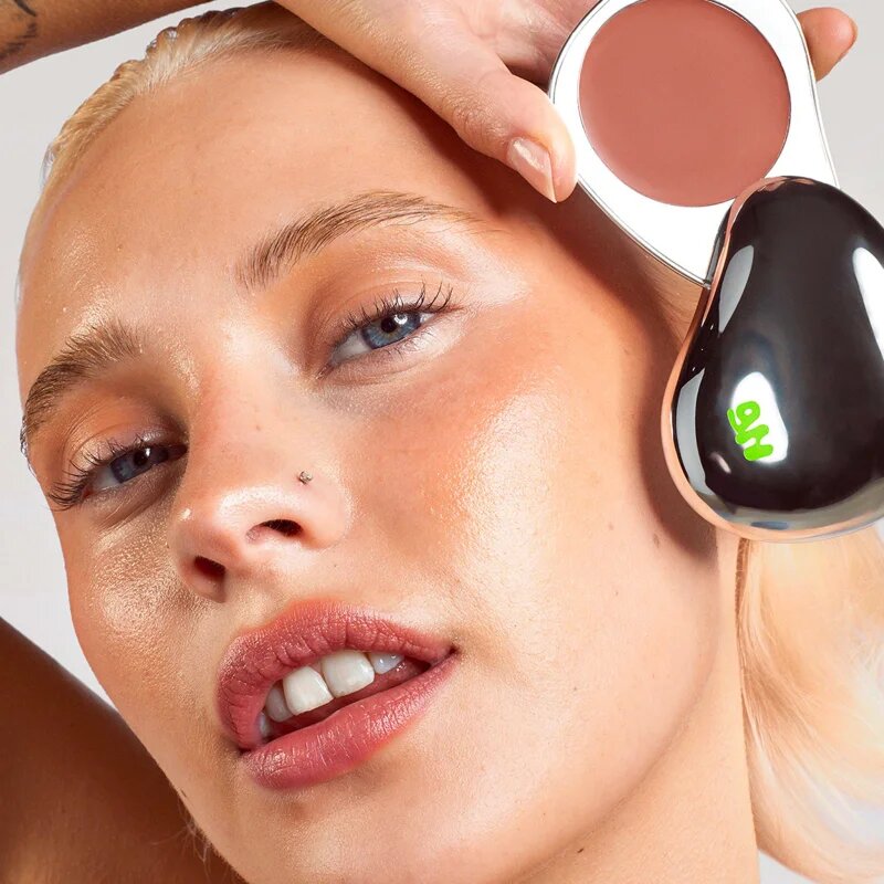 Glow Hub Glow Balm večnamenski balzam za ustnice in lica odtenek Brunch 2 g