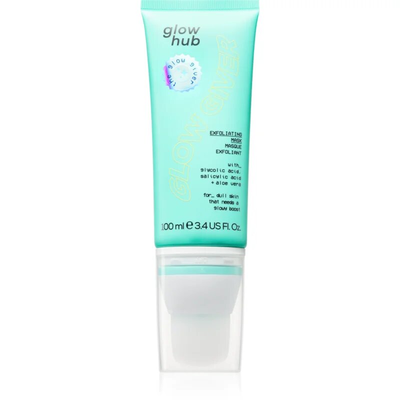 Glow Hub Glow Giver eksfoliacijska maska za osvetlitev kože 100 ml