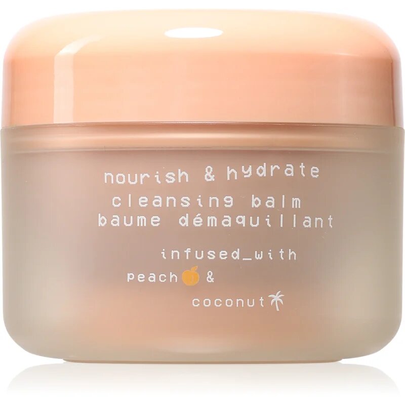 Glow Hub Nourish & Hydrate hranilni čistilni balzam z breskovim izvlečkom 100 g