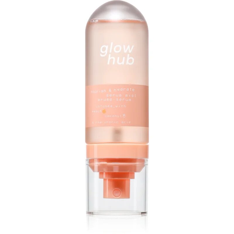 Glow Hub Nourish & Hydrate vlažilni in hranilni serum z breskovim izvlečkom 90 ml