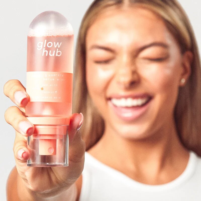Glow Hub Nourish & Hydrate vlažilni in hranilni serum z breskovim izvlečkom 90 ml