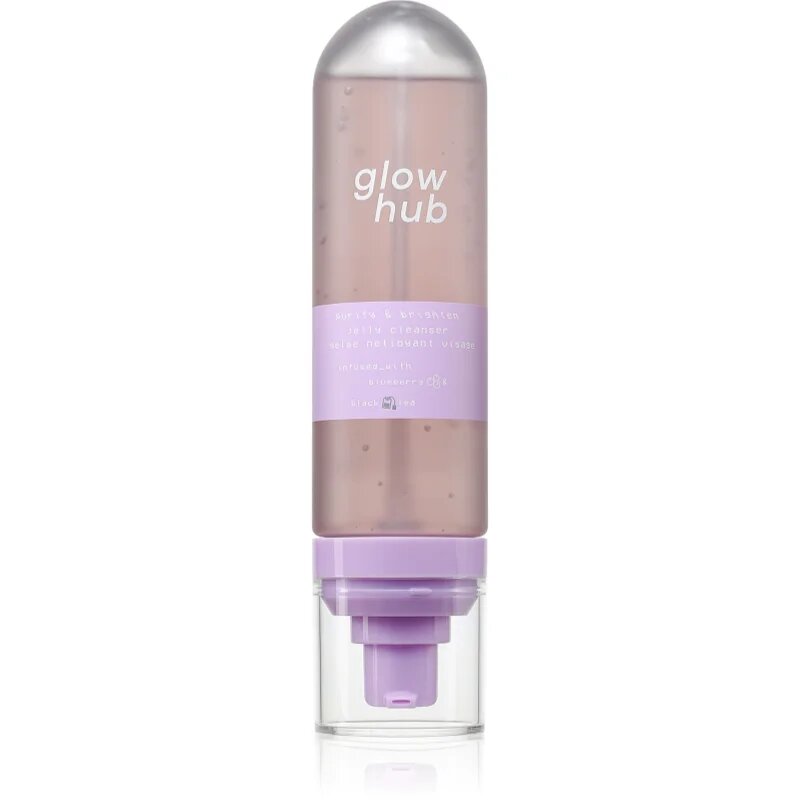 Glow Hub Purify & Brighten posvetlitveni čistilni gel 120 ml