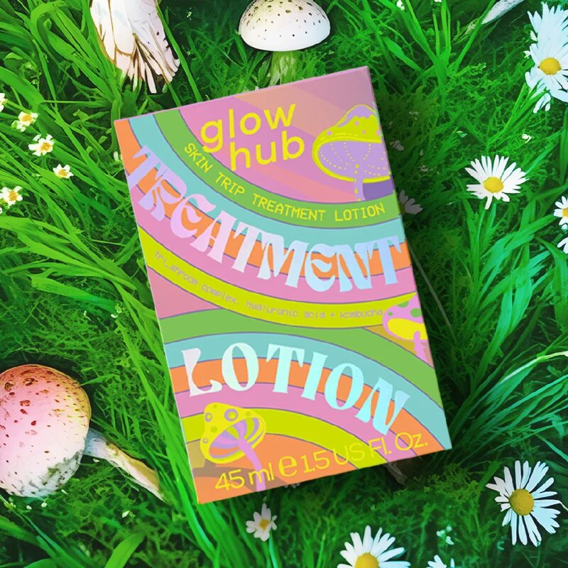 Glow Hub Skin Trip Treatment Lotion vlažilna nega za obraz s hialuronsko kislino 45 ml