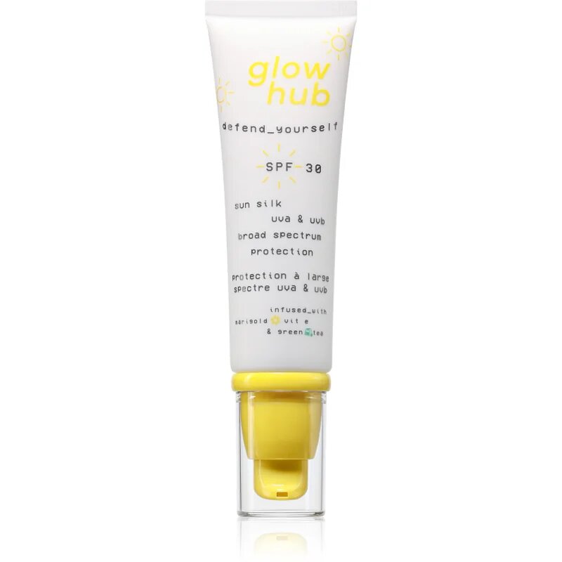Glow Hub Sun Silk krema za sončenje za obraz SPF 30 50 ml
