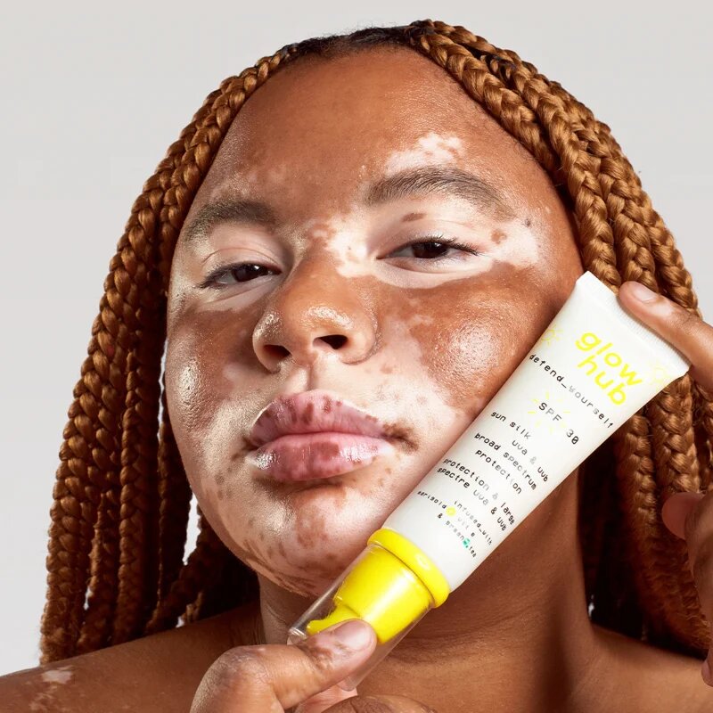 Glow Hub Sun Silk krema za sončenje za obraz SPF 30 50 ml
