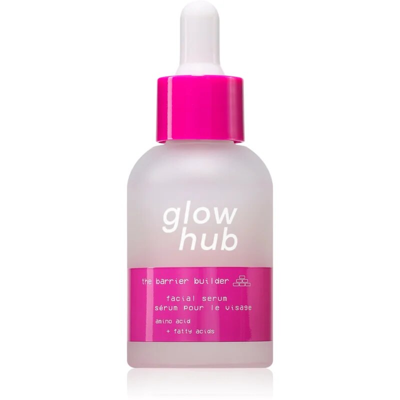 Glow Hub The Barrier Builder pomirjajoči serum za obraz za obnovo kožne pregrade 30 ml