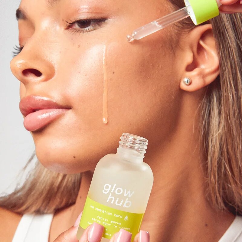 Glow Hub The Hydration Hero vlažilni serum za obraz s hialuronsko kislino 30 ml