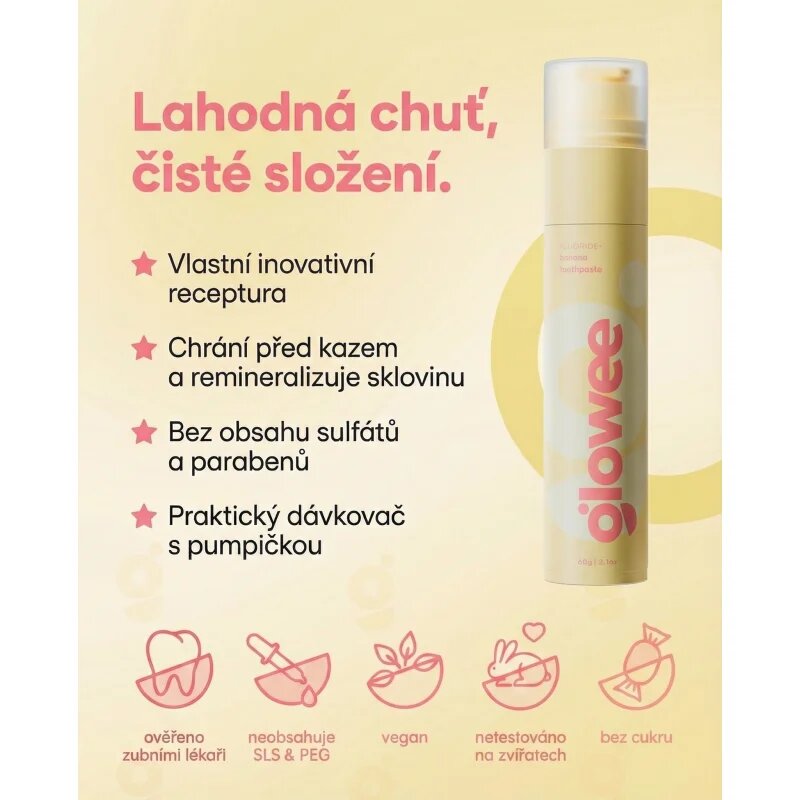 Glowee Banana zobna pasta za beljenje zob 60 g