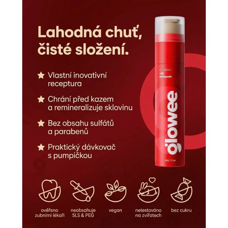 Glowee Cola zobna pasta za beljenje zob Cola 60 g
