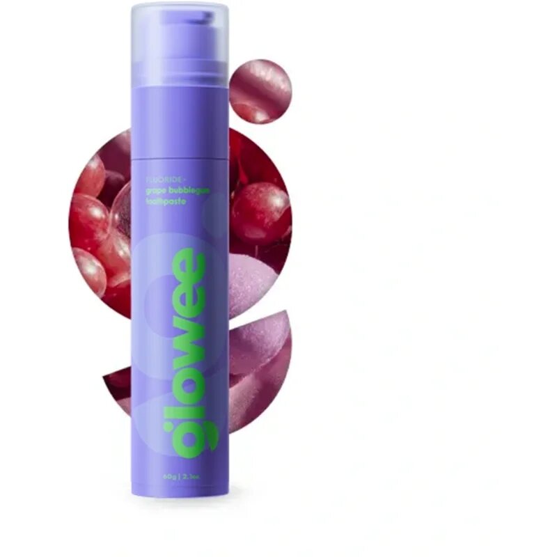 Glowee Grape Bubblegum zobna pasta za beljenje zob Grape Bubblegum 60 g