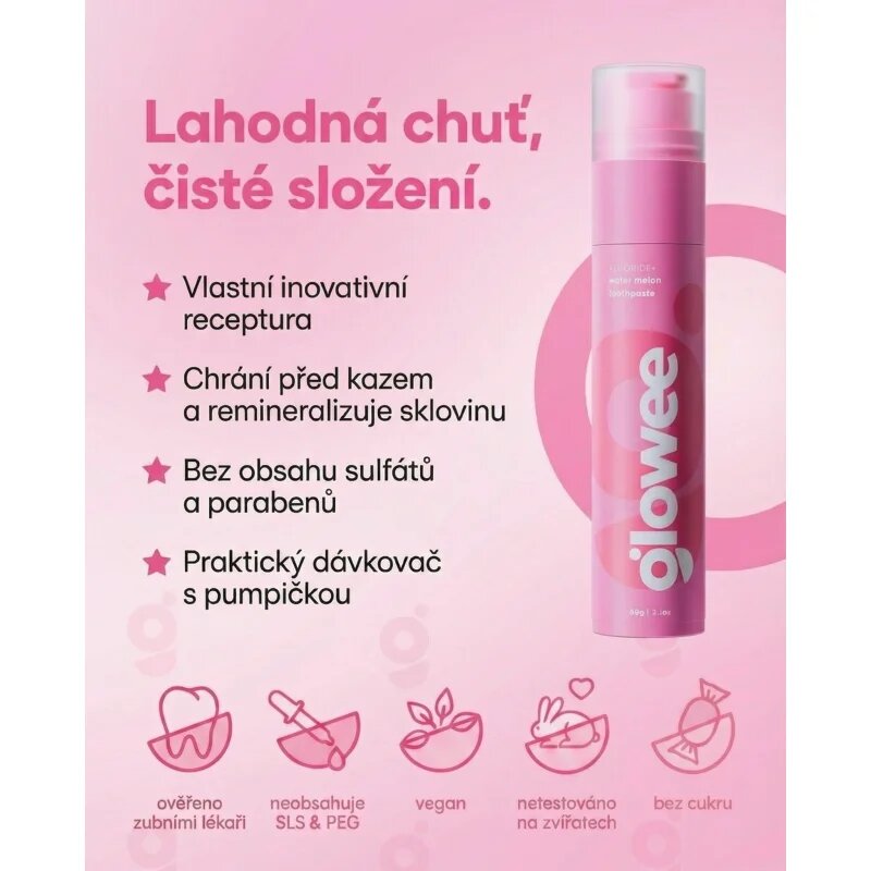 Glowee Water Melon zobna pasta za beljenje zob water melon 60 g