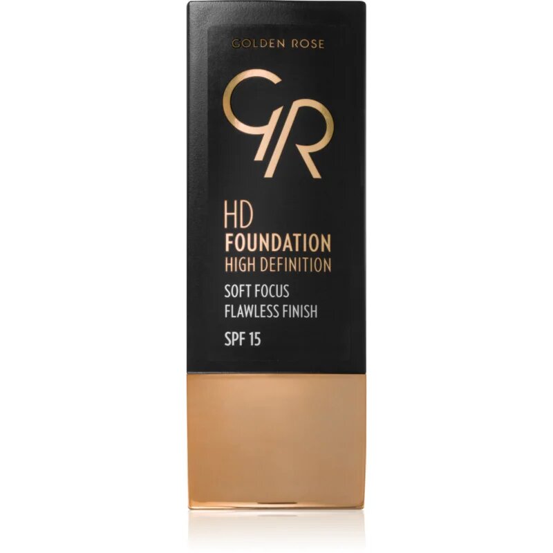 Golden Rose High Definition vlažilni tekoči puder SPF 15 odtenek 106 Taupe 30 ml