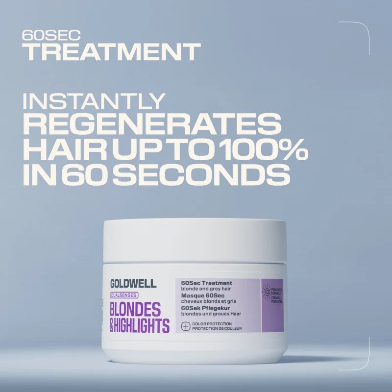 Goldwell Dualsenses Blondes & Highlights 60Sec Treatment intenzivna regenerativna nega za blond lase in lase s prameni 200 ml