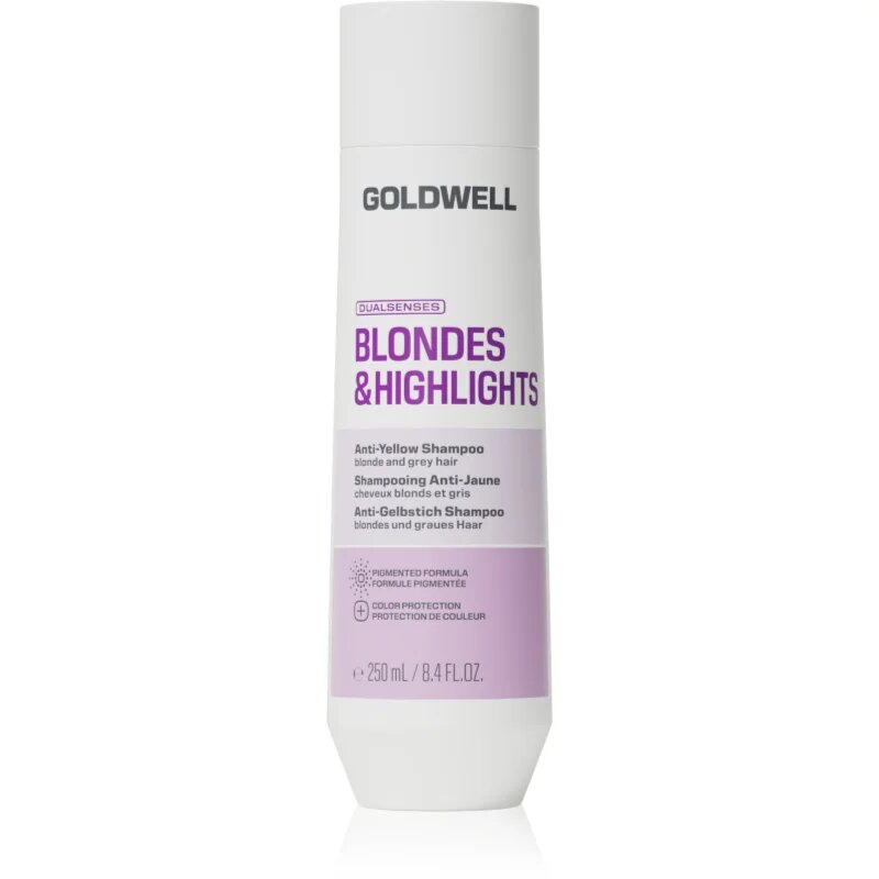 Goldwell Dualsenses Blondes & Highlights Anti-Yellow Shampoo šampon za nevtralizacijo rumenih odtenkov 250 ml