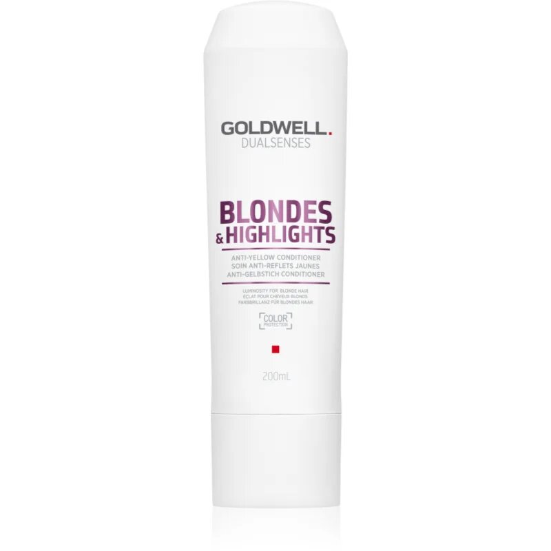 Goldwell Dualsenses Blondes & Highlights balzam za blond lase za nevtralizacijo rumenih odtenkov 200 ml