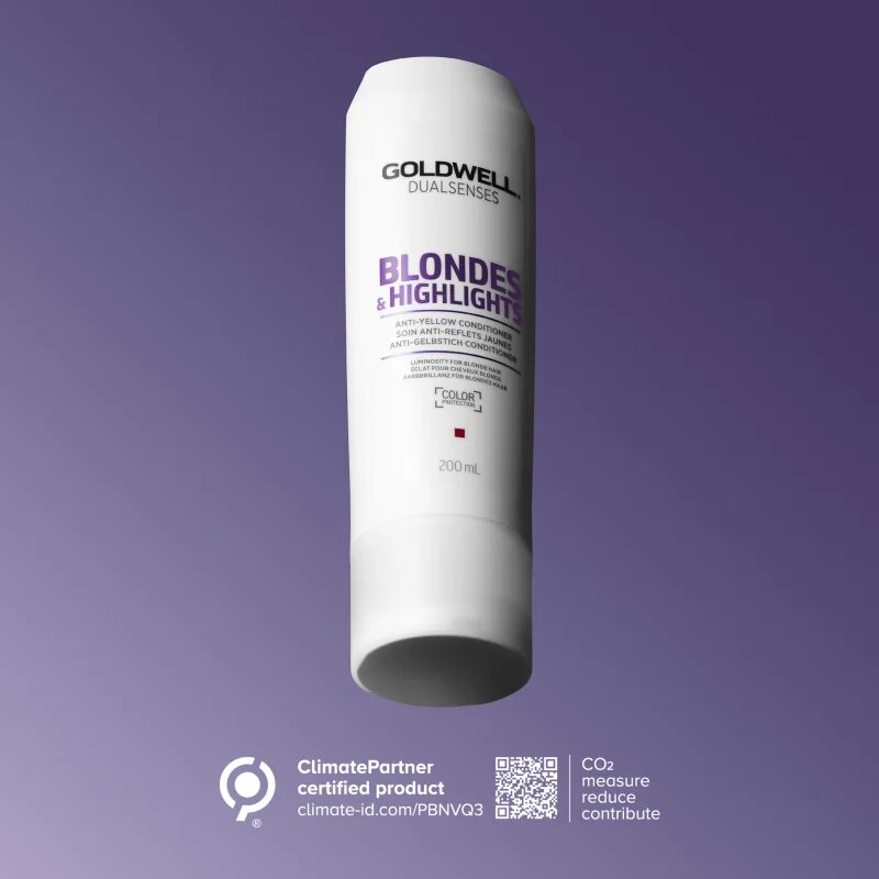 Goldwell Dualsenses Blondes & Highlights balzam za blond lase za nevtralizacijo rumenih odtenkov 200 ml