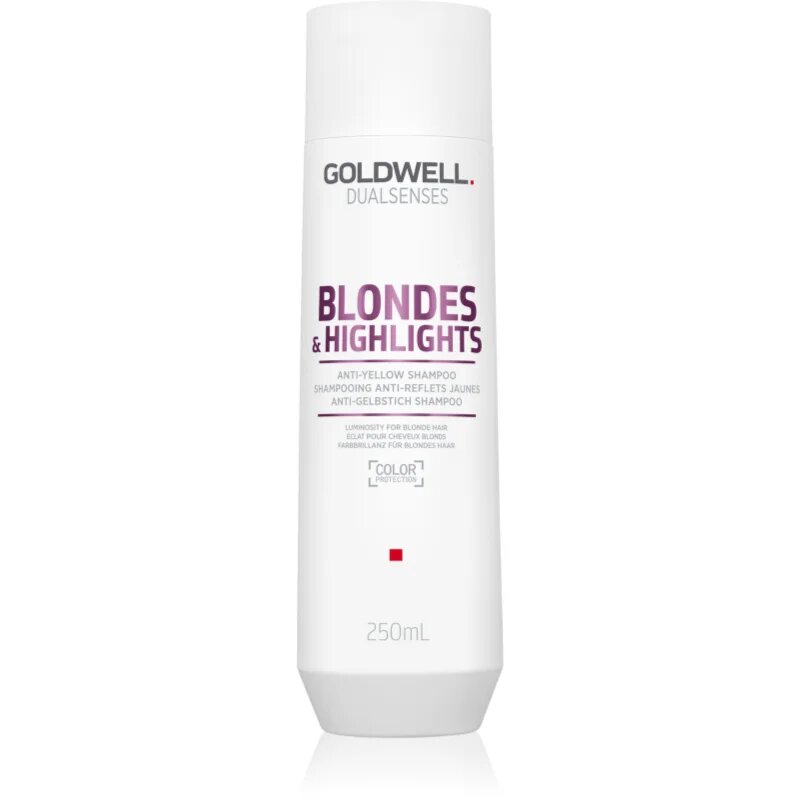 Goldwell Dualsenses Blondes & Highlights šampon za blond lase za nevtralizacijo rumenih odtenkov 250 ml