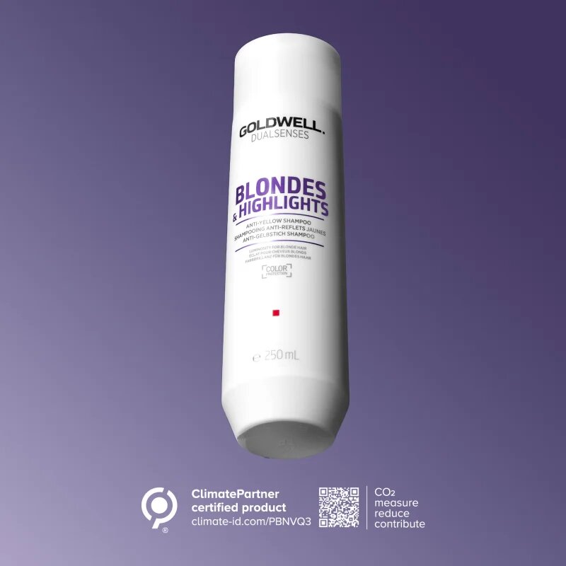 Goldwell Dualsenses Blondes & Highlights šampon za blond lase za nevtralizacijo rumenih odtenkov 250 ml