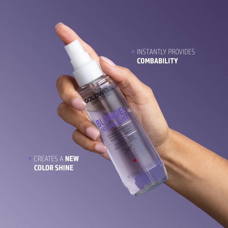 Goldwell Dualsenses Blondes & Highlights serum brez spiranja v pršilu za blond lase in lase s prameni 150 ml