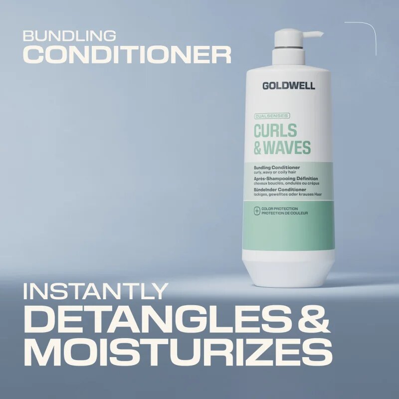 Goldwell Dualsenses Curls & Waves Bundling Conditioner balzam za valovite in kodraste lase 1000 ml