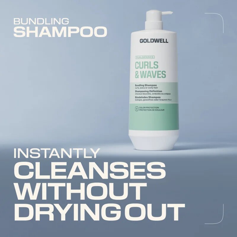 Goldwell Dualsenses Curls & Waves Bundling Shampoo šampon za valovite in kodraste lase 1000 ml