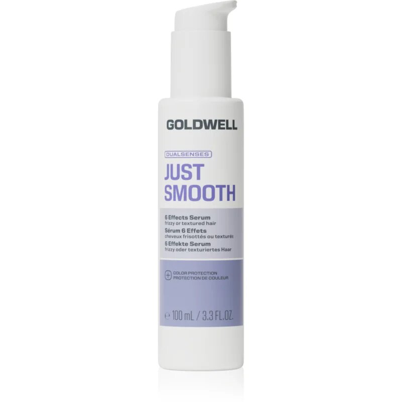 Goldwell Dualsenses Just Smooth 6 Effects Serum serum za lase proti krepastim lasem 100 ml