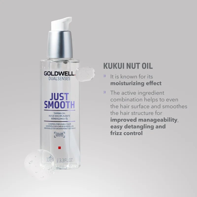 Goldwell Dualsenses Just Smooth olje za neobvladljive lase 100 ml