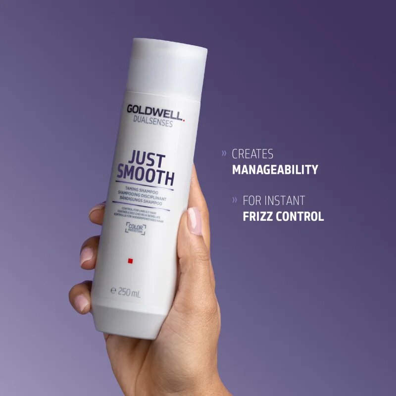Goldwell Dualsenses Just Smooth šampon za glajenje las za neobvladljive lase 250 ml
